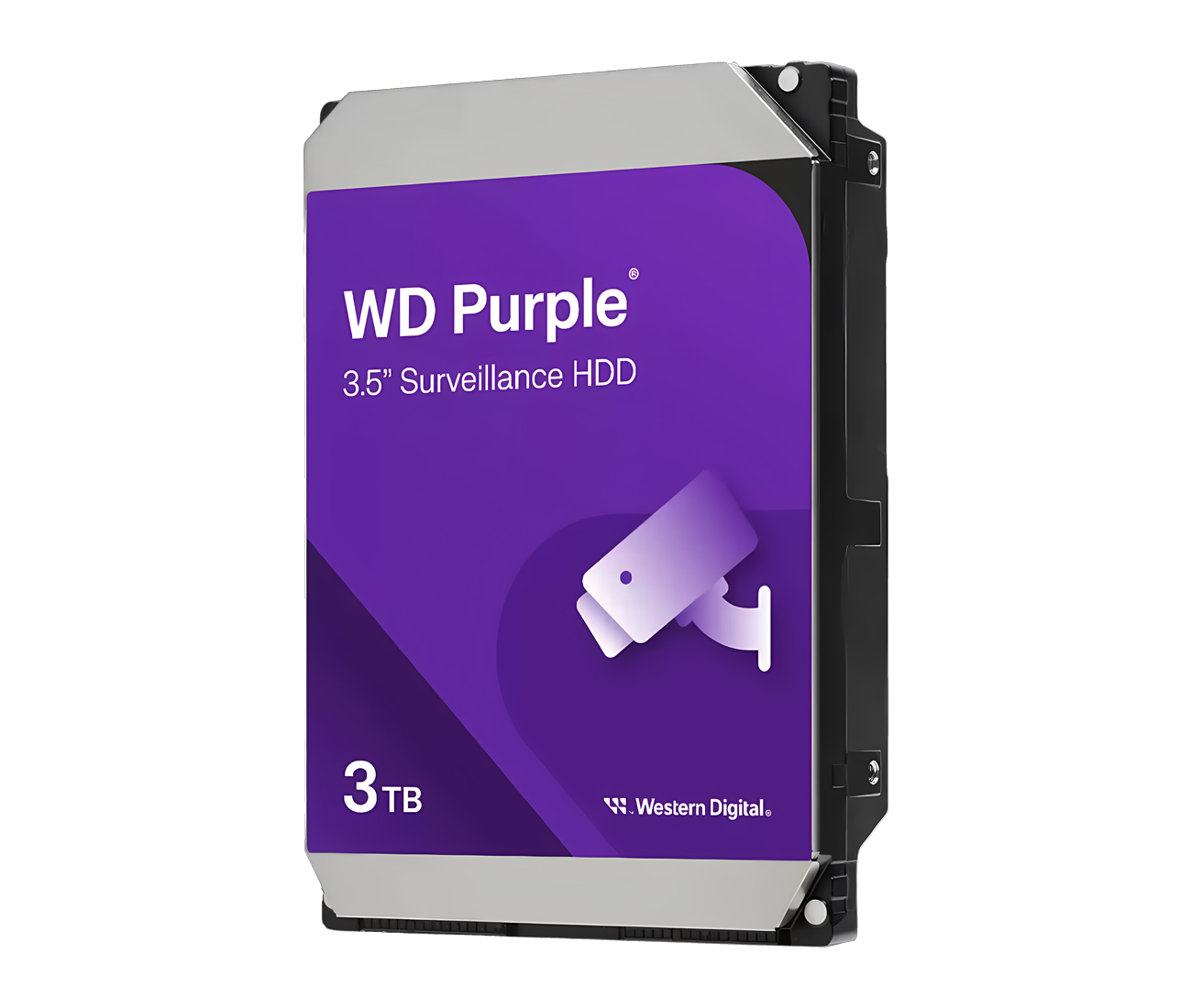 DISCO DURO WESTERN DIGITAL PURPLE SURVEILLANCE, 3TB, SATA 6.0 GBPS, 5400RPM, 64MB, 3.5".