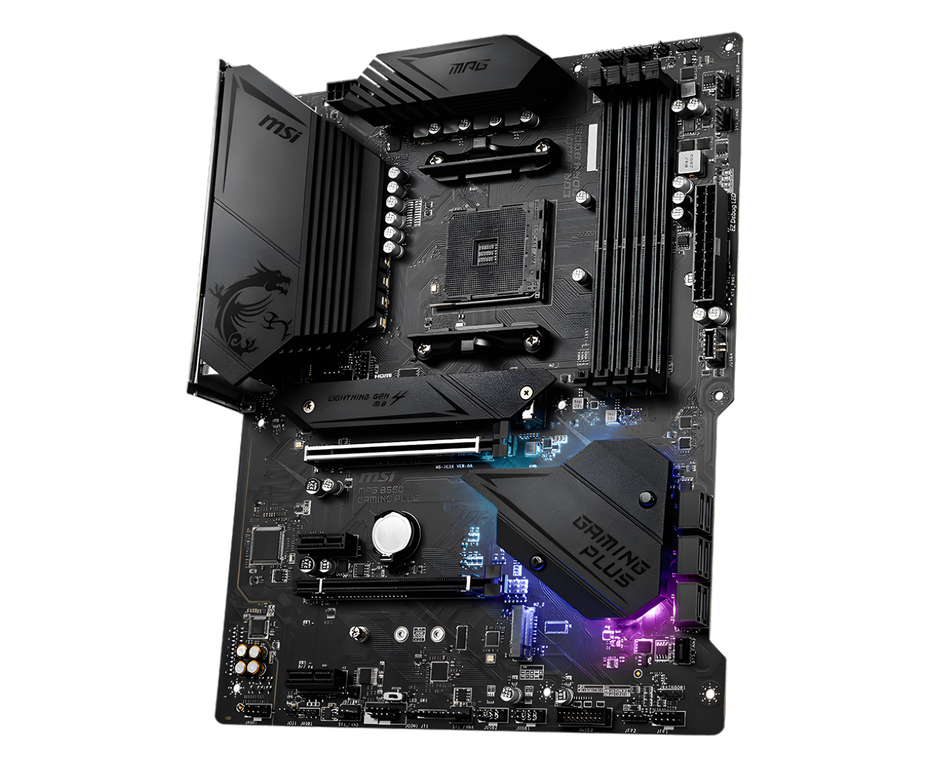 PLACA MADRE MSI MPG B550 GAMING PLUS AMD B550 AM4 SOCKET, HDMI, DP, USB 3.2 GEN 2 - Imagen 2