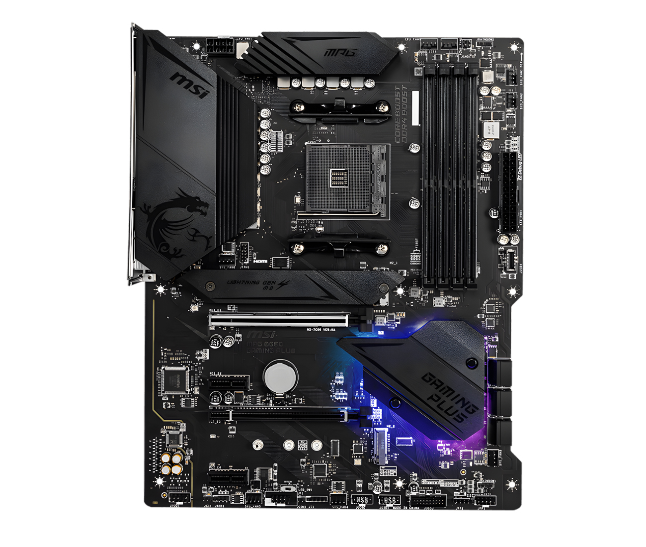 PLACA MADRE MSI MPG B550 GAMING PLUS AMD B550 AM4 SOCKET, HDMI, DP, USB 3.2 GEN 2