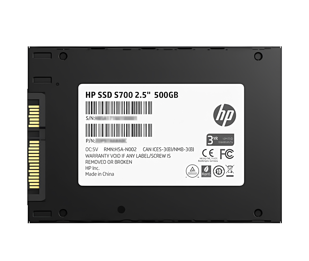 UNIDAD DE ESTADO SOLIDO HP S700, 500GB, SATA 6.0 GB/S, 2.5", 7MM. - Imagen 3
