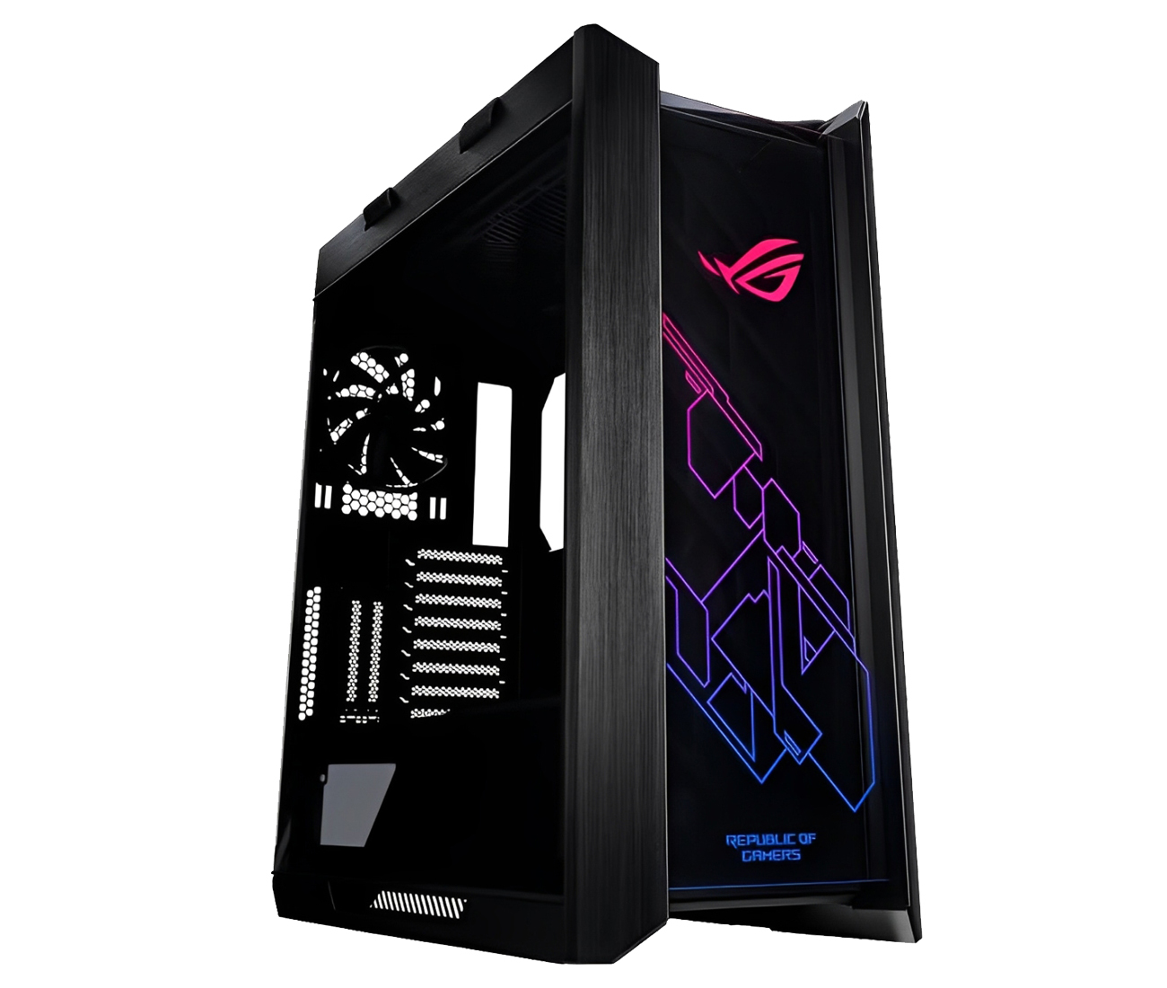 CASE ASUS ROG STRIX HELIOS GX601 EATX, NEGRO, LED, FAN CONTROL BUTTON, COOLER 4X140 MM - Imagen 2