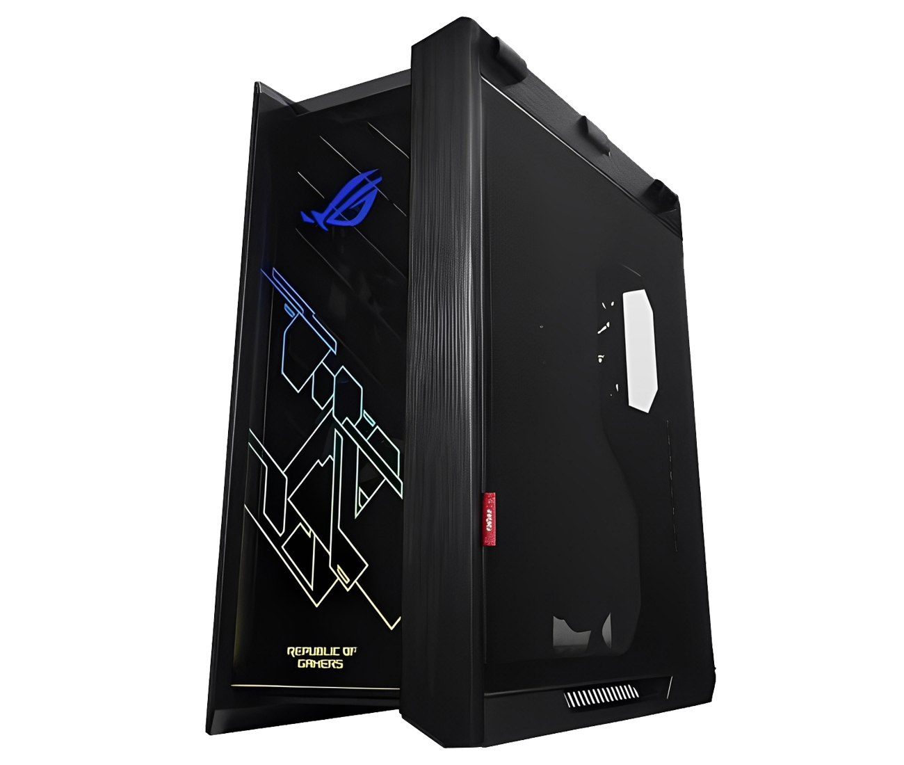 CASE ASUS ROG STRIX HELIOS GX601 EATX, NEGRO, LED, FAN CONTROL BUTTON, COOLER 4X140 MM - Imagen 3
