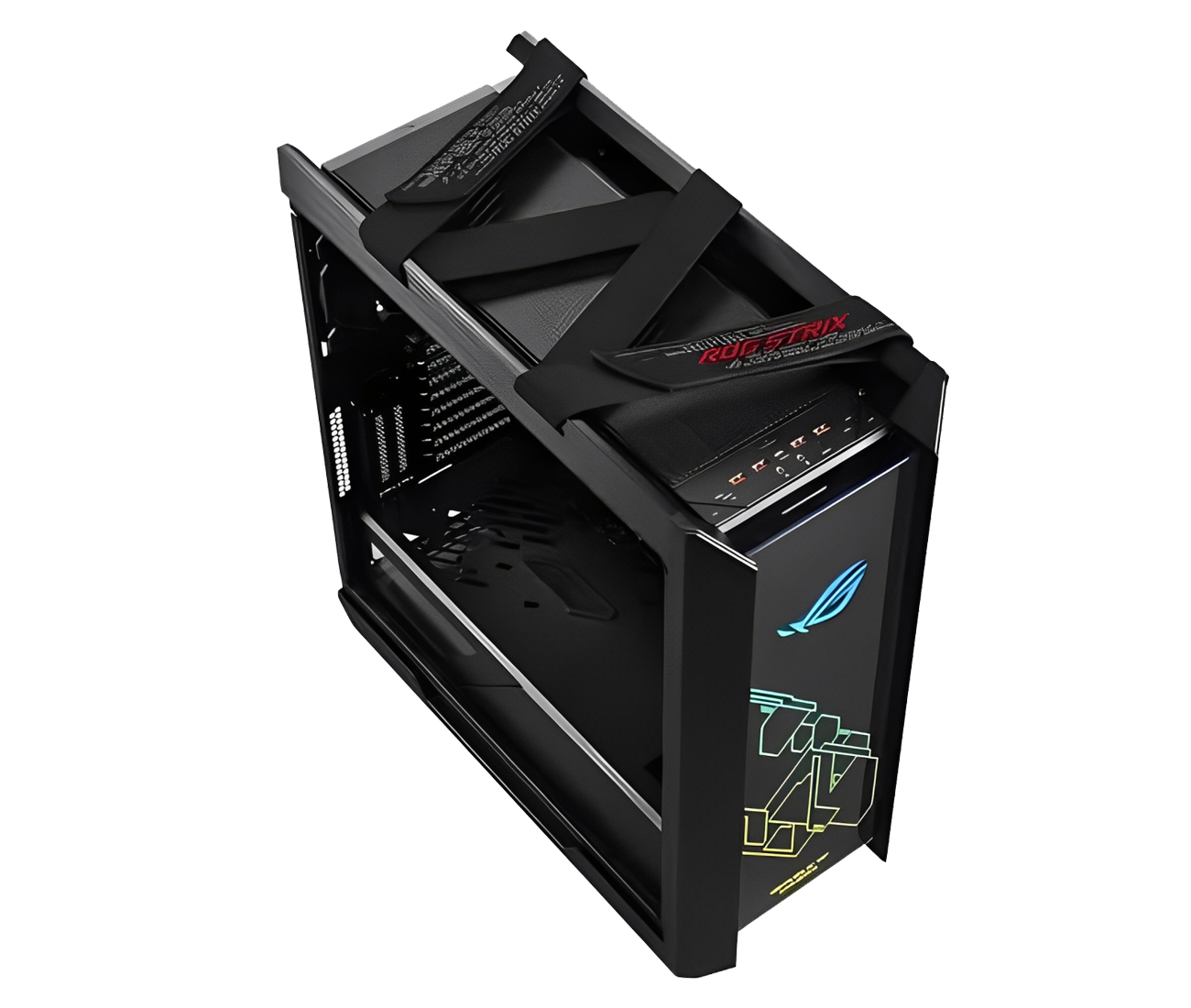 CASE ASUS ROG STRIX HELIOS GX601 EATX, NEGRO, LED, FAN CONTROL BUTTON, COOLER 4X140 MM - Imagen 4