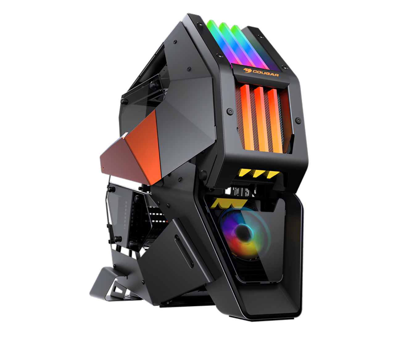 CASE GAMER COUGAR CONQUER 2 FULL TOWER, SIN FUENTE, LED ARGB. - Imagen 3