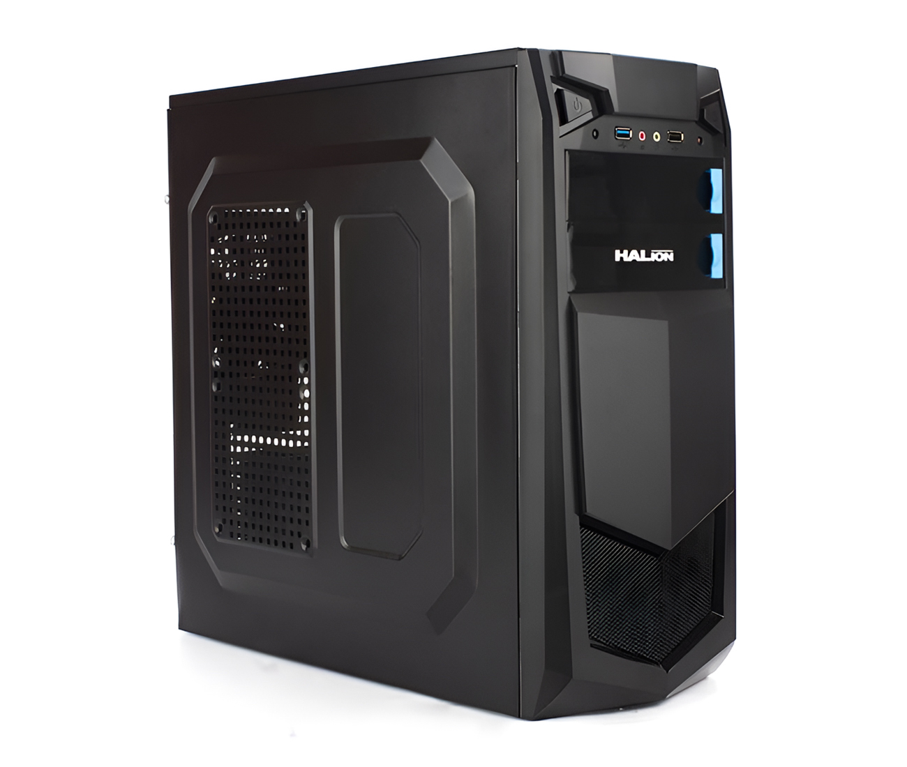 CASE HALION STORM 7223 ATX AZUL C/FUENTE 350W - Imagen 2