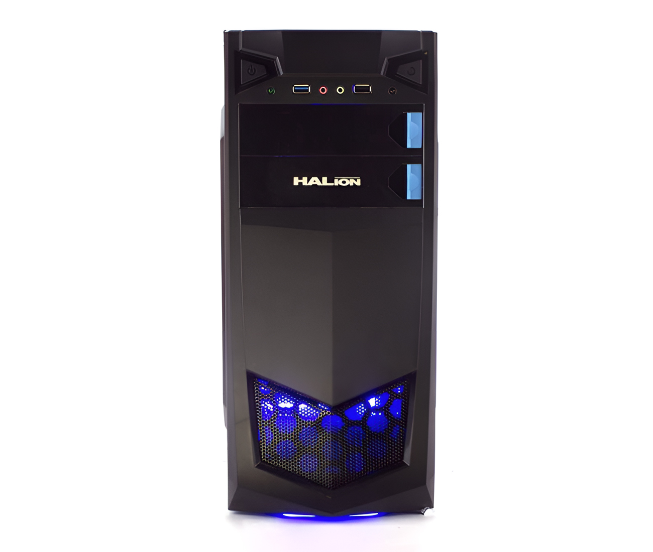CASE HALION STORM 7223 ATX AZUL C/FUENTE 350W