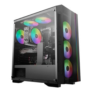MATREXX 55 V3 4F / A-RGB / MID TOWER, CASE, COLOR NEGRO