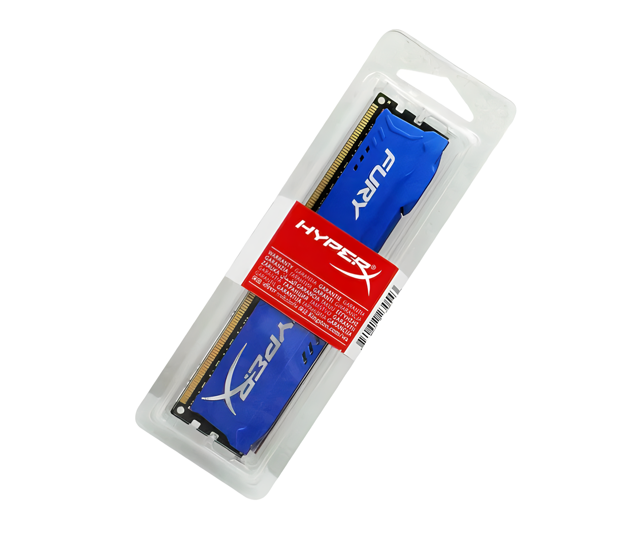 Memoria RAM Kingston HyperX Fury Blue, 8GB, DDR3, 1600 MHz, CL10 - Imagen 2