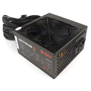 Fuente de alimentación Teros TE-7160, ATX, 600W, 80 Plus Bronze, 100V - 240VAC