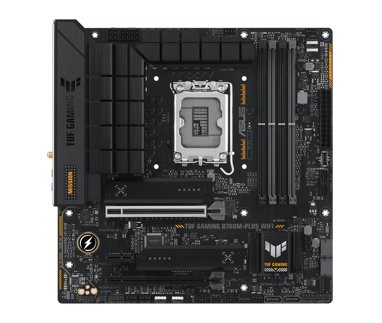 Motherboard ASUS TUF GAMING B760M-PLUS WIFI, Chipset Intel B760 DDR5, LGA1700, Micro ATX