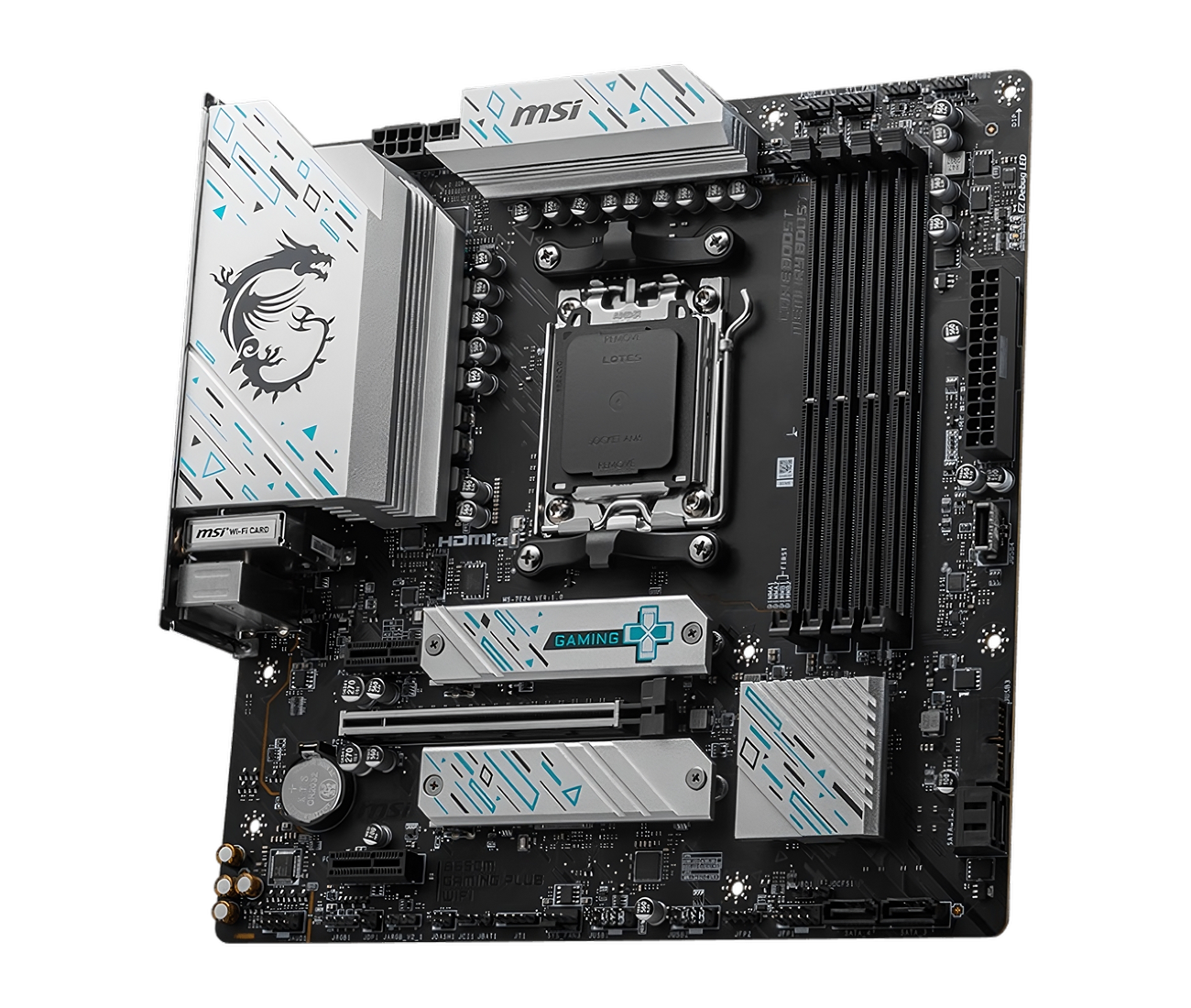 Motherboard MSI B650M GAMING PLUS WIFI, Chipset AMD B650, Socket AMD AM5, mATX - Imagen 2