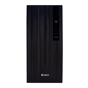 Case TEROS TE-1034S, Mini Tower ATX, 250 W, USB 3.0 / 2.0, audio HD, negro