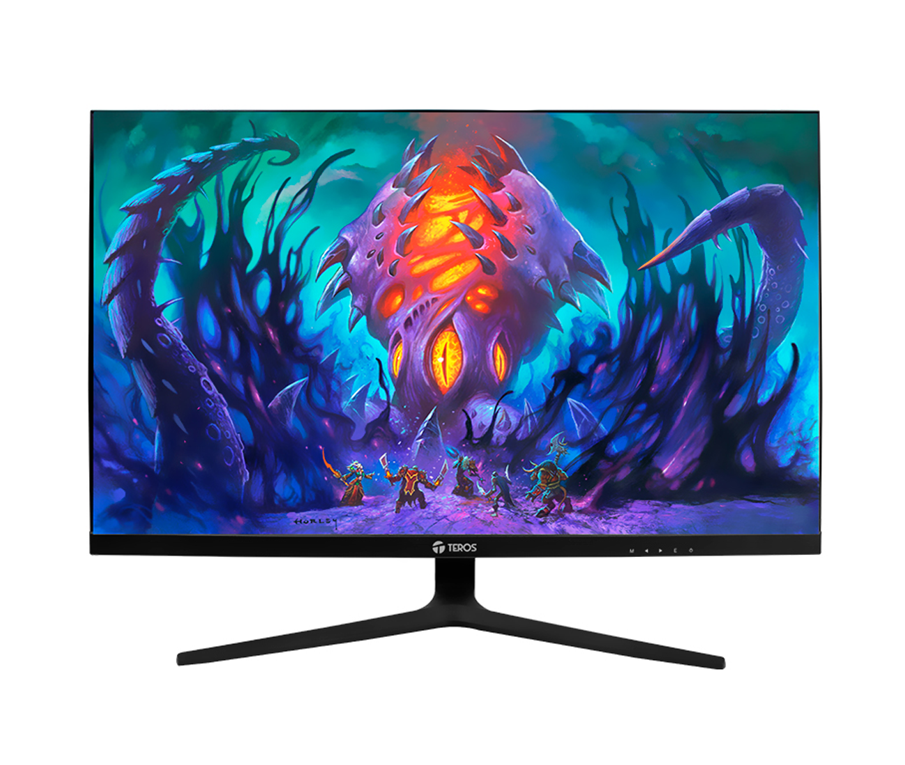 Monitor plano gaming TEROS TE-2769G, 27" QHD IPS flat, 180 Hz, 1ms, HDMI, DP, Audio