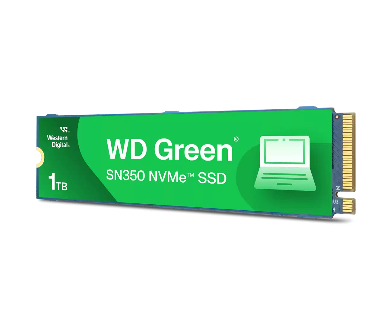 Unidad de estado solido Western Digital Green SN350 NVMe 1TB M.2 2280, PCIe Gen3. - Imagen 2