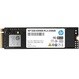 Unidad en estado solido HP EX900, 250GB, M.2, 2280, PCIe Gen 3x4, NVMe 1.3.
