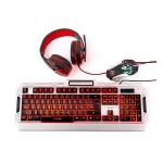 Combo, Teclado, Mouse y Audifono Gamer 3 en 1 HALION Panzer HA-860C