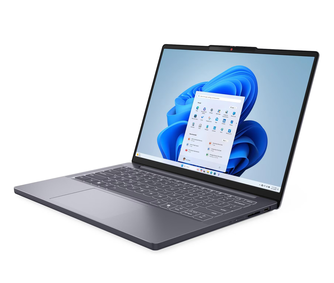 LAPTOP LENOVO IDEAPAD SLIM 3 14ARP10 RYZEN 7 7735HS (83K600B6LM) PANTALLA 14" WUXGA, RAM 16GB DDR5, SSD 512GB, FREEDOS, TEC ESP. - Imagen 2