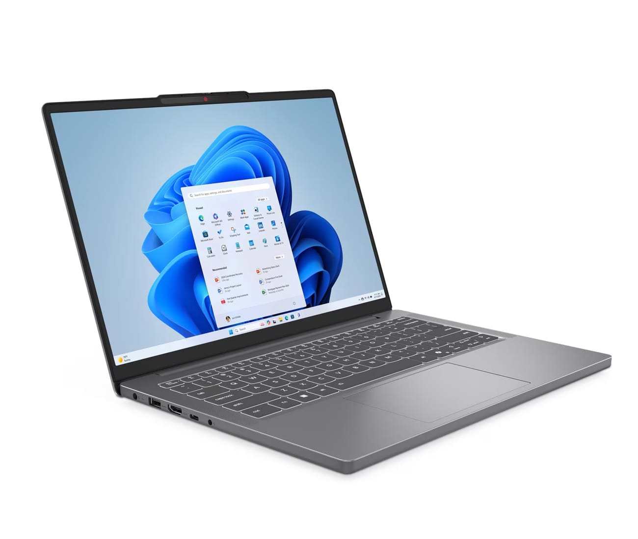 LAPTOP LENOVO IDEAPAD SLIM 3 14IRH10 INTEL CORE I5 13420H (83K000BNLM) PANTALLA 14" WUXGA OLED, RAM 16GB DDR5, SSD 512GB, FREEDOS, TEC ESP. - Imagen 2